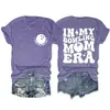 Era de mamá de bolos diversión de bolos cuello redondo casual para mujer capa base camiseta Amazon transfronteriza holgada manga corta