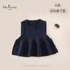 Novedades de Otoño Bebé Infantil Clase A Ropa Infantil Suave Cómoda Suéter para Bebé Niña Chaleco sin Mangas Top Chaleco Transpirable