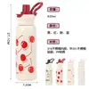 Termo de Acero Inoxidable 316 de Alta Calidad para Hombres y Mujeres, Gran Capacidad, Botella Deportiva de Doble Uso para Estudiantes, Botella de Agua Portátil para Exteriores