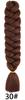 Peluca de trenza grande de color de comercio exterior xpression trenza sucia negra africana fibra química trenza grande