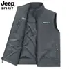 Chaleco para Hombre para Uso al Aire Libre, Chaleco Outdoor Casual con Cuello Alto, Chaqueta de Nuevo Estilo, Chaleco Reversible Otoño e Invierno