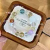 Pulsera de Cristal de Múltiples Gemas Naturales Qiaoen - Cristal Blanco, Cuarzo de Litio Morado, Cuarzo Limón, Pulsera de Cristal Rosa para Mujeres - Regalos al por Mayor
