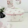 Fornecido Diretamente pelo Fabricante, Necessaire Cosmética Transfronteiriça de Poliéster-Algodão com Grande Capacidade, Bolsa Portátil para Armazenamento de Cosméticos, Suporta Personalização de Logo e Cor