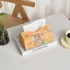 Caja de pañuelos al por mayor de fábrica para el hogar sala de estar aplicable caja de pañuelos para coche simple encontrar caja de almacenamiento de texto