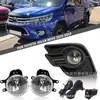 Adecuado para camionetas Hilux Hilux Revo de 15 y 16 Conjunto de luz antiniebla delantera Barra de luces Juego de luces anticolisión