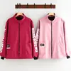 Bata de Moda con Cuello Alto y Forro de Lana, Delantal Corto Engrosado, Manga Larga Anti-Manchas, Ropa de Trabajo para Mujer para Uso en Restaurante y Oficina con Texto Impreso