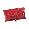 Sobre Rojo de Tela Brocada Bordada de Alta Gama Bolsa Roja de Diez Mil Yuan Palabras de Buena Suerte y Bendición Sobre Rojo Universal