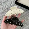Presilha de Cabelo Coreana de Alta Qualidade com Delicados Detalhes de Diamante, Presilha Jacaré Simples e Versátil para Penteados, Novo Acessório de Cabelo para Mulheres