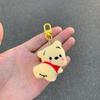 RAI Regresa Pequeño Peluche Pacha Ins Creativo Lindo Regalo Personalizado Llavero Colgante para Mochila Escolar Llavero Adornos Colgantes