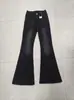 Calça flare feminina do fabricante, nova coleção outono 2026, versátil de cintura alta, emagrecedora, elástica, perna larga 7189