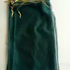 Bolsa de red de poliéster sin nudos al por mayor de fábrica bolsa para peces bolsa de red para raspar pescado con goma bolsa de pesca cifrada
