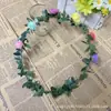Guirnalda Verde Hoja 6 Diadema Tocado Empujar Día del Niño Evento de Jardín de Infancia Accesorios para el Cabello Atracciones Guirnalda