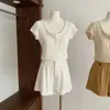 Shorts Casuales Holgados de Lino de Cintura Alta para Mujer Primavera Verano