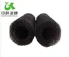Suministro de Dongguan algodón filtrante para chorreado algodón filtrante de fibra negra algodón para filtro de aire esponja microbiana
