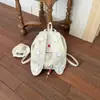 2026 Verão Nova Bolsa Fofa de Orelha de Coelho Mochila de Grande Capacidade Mochila para o Trabalho Bolsa de Alta Aparência Mochila Escolar Feminina