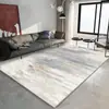 Tapete Minimalista Italiano de Luxo Leve Veludo Cristal Decoração de Casa Sala de Estar Tapete Grande Toque de Luxo Leve Resistente a Manchas Tapete de Cabeceira
