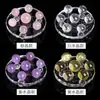 Feng Chengxiang Atacado Ametista Natural Cristal Branco Citrino Cristal Rosa Bola de Cristal Array de Sete Estrelas Artesanato Enfeites de Mesa