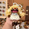 Chaveiro de Boneca Casca de Fruta Fofa Materiais DIY Feitos à Mão Boneca Vagem Produto Acabado Presente Criativo de Aniversário para Namorada