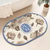 Alfombra de Baño con Patrón Floral de Lujo para Uso Doméstico, Felpudo Absorbente de Agua y de Secado Rápido para la Entrada del Baño, Felpudo Fresco y Sencillo para la Entrada
