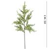 Simulación aguja de pino fruto rojo individual Navidad planta verde adornos interior y exterior decoración arreglo floral aguja de pino artificial con escarcha transfronterizo