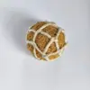 En Stock 6cm Suministros para Mascotas Hámster Conejo Gato Perro Loro Mordedor y Limpiador Dental Bola de Fibra de Coco Cuerda de Cáñamo Juguete para Conejo