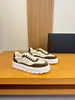 Zapatos Casuales Populares de Patchwork de Cuero Genuino, Tenis Perforados de Malla Multicolores para Hombre con Suela Gruesa para Aumentar la Altura, Suministro Directo para Exportación
