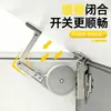 Ventas directas del fabricante: Panel de cama tatami con cubierta, varilla de soporte hidráulica, amortiguación silenciosa, puerta abatible hacia abajo, varilla telescópica, herrajes