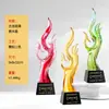 Novo Troféu de Cristal de Vidro com Animal, Troféu Comemorativo de Prêmio de Funcionário Destaque, Troféu de Aniversário de Alto Padrão e Atmosférico