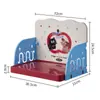 Plato de Cena para Mascotas, Mesa de Comedor para Gatos Antivuelco, Mesa de Comedor para Perros Pequeños y Medianos, Estante de Almacenamiento Ajustable, Mesa de Comedor para Mascotas
