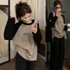 2025 nuevo otoño versión coreana de pijama de manga larga de dibujos animados holgado para mujer Corea del Sur traje de ropa de casa para chica dulce comercio exterior