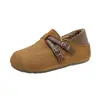 Zapatos de Algodón Casuales de Suela Gruesa de Felpa para Persona Perezosa de Invierno, Nuevos sin Cordones, con Aumento Interno de Altura, para Mujer 2026, Zapatos Tipo Frijol Completamente Cerrados Súper Calientes