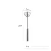 Aço inoxidável 304 batedor de ovos semiautomático batedor de creme misturador batedor de ovos rotativo batedor de mão