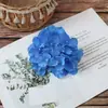 Cabeza de hortensia flor artificial flor de seda flor falsa decoración de pared con material de flor fábrica de flores para bodas flor artificial al por mayor