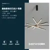 Lámpara de Araña para Escaleras con Veta de Madera de Durazno, Estilo Minimalista para Apartamento Dúplex Loft, Luz Principal de Sala de Estar, Iluminación Lineal LED para Vestíbulo de Villa