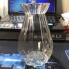 Vaso de vidro transparente simples, arranjo de flores frescas de diamante de duas cores, ornamentos artesanais de cores vintage