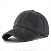 Gorra de Béisbol Vintage Lavada Lisa para Hombre, Gorra Casual Retro de Color Sólido para Mujer, Venta al por Mayor