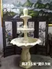Vaso de flores de coluna romana multicamadas estilo europeu torre de fonte de casamento salão de casamento de hotel estúdio fonte adereços de casamento ornamentos