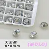 Accesorios K9 para Uñas de Alta Calidad Molo Multifacéticos al por Mayor Brillantes Pedrería de Imitación Fondo Puntiagudo Forma de Corazón Cristales para Uñas