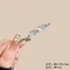 Presilha de Cabelo com Strass 2026 Novo Modelo Presilha Reta de Alta Qualidade Super Apertada Antiderrapante Presilha Lateral Presilha para Franja