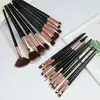 Conjunto de Pincéis para Maquiagem dos Olhos 20 Peças, Pincel para Sombra, Pó Solto, Blush, Pincel para Base, Conjunto Completo de Ferramentas Faciais