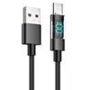 Cable de Datos Trenzado con Pantalla Digital de Venta Caliente Transfronterizo Cable de Carga Adecuado para Teléfonos Apple y Huawei de Carga Rápida Tipo-C