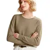Nuevo Suéter de Punto de Cuello Redondo Otoño e Invierno para Mujer, Suéter Versátil y de Moda para Usar como Capa Base, Suéter Transfronterizo, Venta al por Mayor de una Pieza
