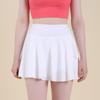 Saia Esportiva de Cintura Alta com Bolso Anti-Exposição para o Verão, Afina a Cintura, Saia Fitness com Sensação Fresca, Calça Saia de Corrida Secagem Rápida para Yoga