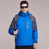 Ropa de asalto para exteriores de invierno para hombres, monos cálidos a prueba de viento con logotipo impreso personalizado de dos piezas tres en uno, una generación de cabello
