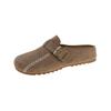 Chinelos Birkenstock para Uso Externo Feminino 2025 Novos Meio Chinelos com Biqueira de Solado Grosso Preguiçosos de Uma Perna Macios Versáteis Sapatos Birkenstock