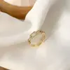 Nuevo Anillo Abierto Geométrico Estilo Coreano Elegante con Incrustaciones de Circonita, Cadena Rectangular, Anillo de Cobre Ligero de Lujo con Incrustaciones para Dedo Índice de Mujer