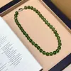 Novo Colar de Jade com Fecho de Lingote em Prata de Lei S925 Estilo Chinês para Mulheres, Personalizado, High-End, Luxo Leve, Delicado, Presente de Dia das Mães