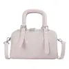 Bolso de bolos vintage con patrón tejido para mujer, bolso de mano y bolso cruzado versátil, bolso tipo almohada de nicho de alta gama, bolso de hombro