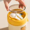 Conjunto de Copos de Café da Manhã em Aço Inoxidável para Trabalhadores de Escritório, Mini Marmita Térmica, Copo de Sopa de Grau Alimentício, Bolsa Térmica Portátil