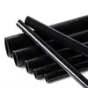 Conector de cotovelo de drenagem forçada de entrada e saída de água em PVC preto puro conector de tubo de água de aquário tee tridimensional união de quatro vias válvula de esfera